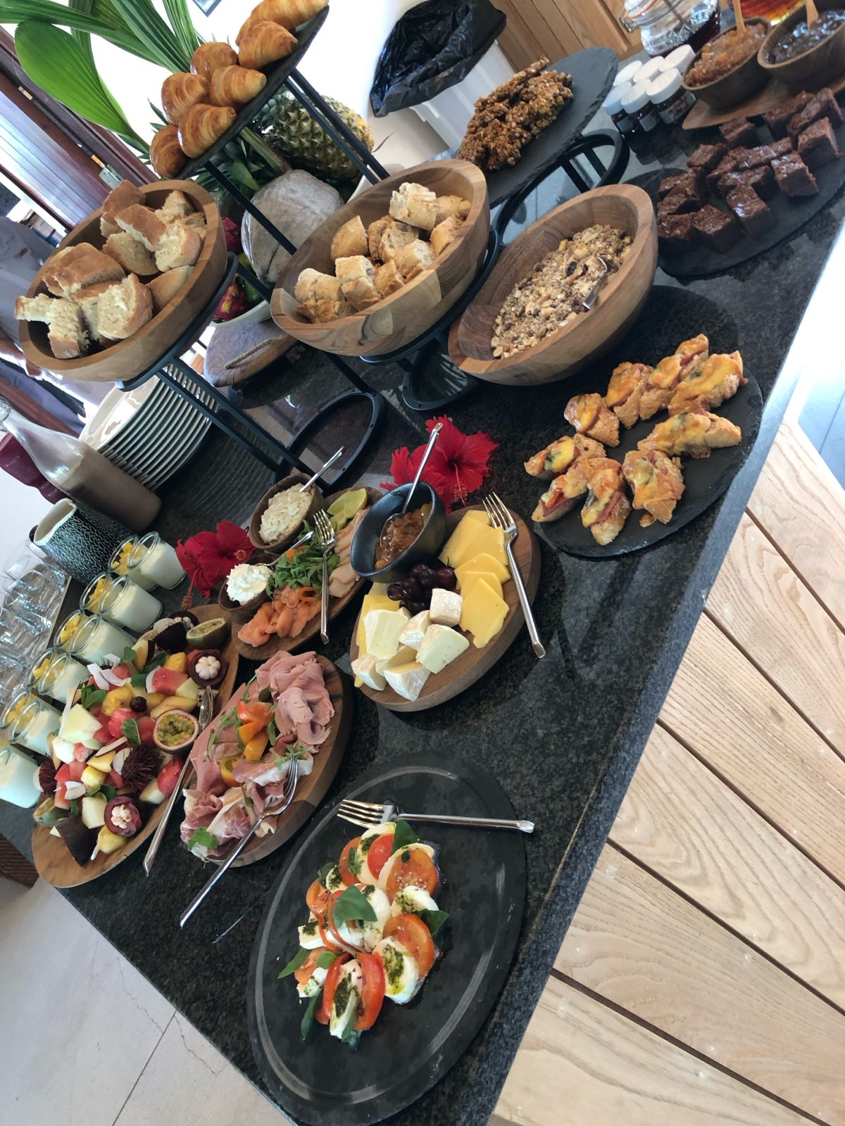Corporate catering spread