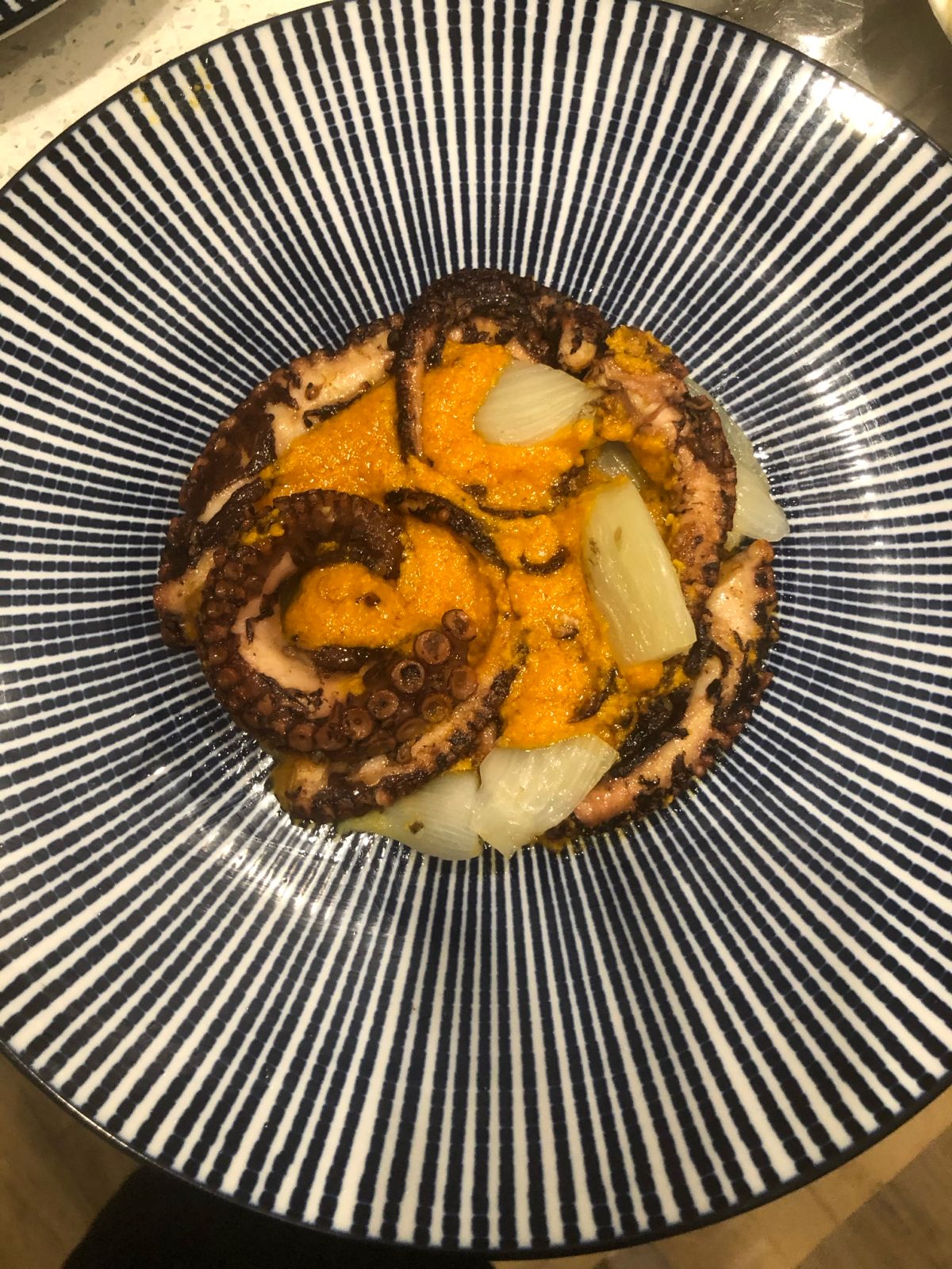 Grilled octopus